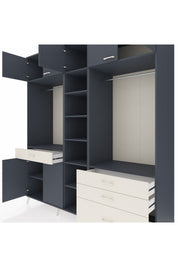 Kronos Dolap 11 Raflı 4 Çekmeceli 2 Askılı 220x59x243 - S784M030V16C
