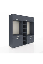 Kronos Dolap 11 Raflı 4 Çekmeceli 2 Askılı 220x59x243 - S784M030V17C