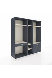 Kronos Dolap 7 Raflı 4 Çekmeceli 3 Askılı 220x59x243 - S784M031V14C