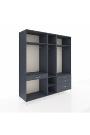 Kronos Dolap 7 Raflı 4 Çekmeceli 3 Askılı 220x59x243 - S784M031V17C