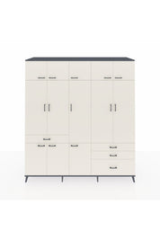 Kronos Dolap 8 Raflı 4 Çekmeceli 3 Askılı 220x59x243 - S784M032V13C
