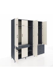 Kronos Dolap 8 Raflı 4 Çekmeceli 3 Askılı 220x59x243 - S784M032V14C