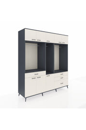 Kronos Dolap 8 Raflı 4 Çekmeceli 3 Askılı 220x59x243 - S784M033V13C