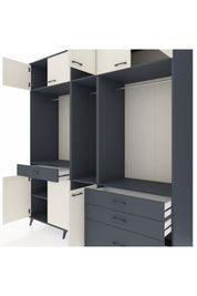 Kronos Dolap 8 Raflı 4 Çekmeceli 3 Askılı 220x59x243 - S784M033V14C