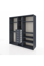 Kronos Dolap 10 Raflı 6 Çekmeceli 3 Askılı 220x59x243 - S784M034V17C