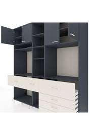 Kronos Dolap 11 Raflı 6 Çekmeceli 4 Kapaklı 220x59x243 - S784M036V16C