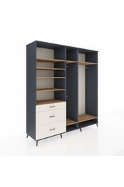 Kronos Dolap 9 Raflı 3 Çekmeceli 3 Askılı 220x59x243 - S784M038V10C