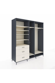 Kronos Dolap 9 Raflı 3 Çekmeceli 3 Askılı 220x59x243 - S784M038V13C