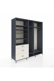 Kronos Dolap 9 Raflı 3 Çekmeceli 3 Askılı 220x59x243 - S784M038V16C