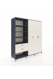 Kronos Dolap 16 Raflı 2 Çekmeceli 3 Kapaklı 220x59x243 - S784M041V13C
