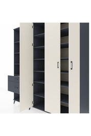 Kronos Dolap 16 Raflı 2 Çekmeceli 3 Kapaklı 220x59x243 - S784M041V14C