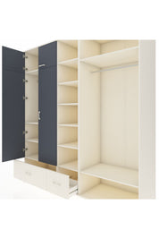 Kronos Dolap 12 Raflı 2 Çekmeceli 2 Askılı 220x59x243 - S784M046V07C