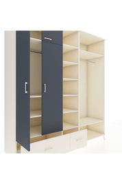 Kronos Dolap 12 Raflı 2 Çekmeceli 2 Askılı 220x59x243 - S784M046V07C