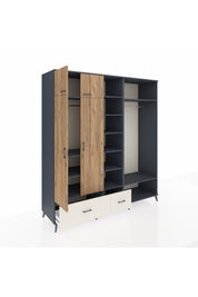 Kronos Dolap 12 Raflı 2 Çekmeceli 2 Askılı 220x59x243 - S784M046V10C