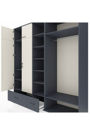 Kronos Dolap 12 Raflı 2 Çekmeceli 2 Askılı 220x59x243 - S784M046V14C