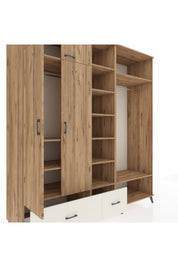Kronos Dolap 12 Raflı 2 Çekmeceli 2 Askılı 220x59x243 - S784M046V19C