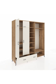 Kronos Dolap 12 Raflı 2 Çekmeceli 2 Askılı 220x59x243 - S784M046V22C