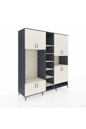 Kronos Dolap 18 Raflı 8 Kapaklı Tek Askılı 220x59x243 - S784M051V13C