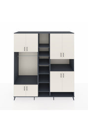 Kronos Dolap 18 Raflı 8 Kapaklı Tek Askılı 220x59x243 - S784M051V14C