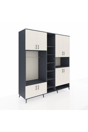 Kronos Dolap 18 Raflı 8 Kapaklı Tek Askılı 220x59x243 - S784M051V14C