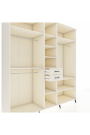 Kronos Dolap 10 Raflı 2 Çekmeceli 3 Askılı 220x59x243 - S784M052V04C