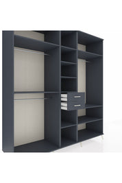 Kronos Dolap 10 Raflı 2 Çekmeceli 3 Askılı 220x59x243 - S784M052V17C