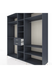 Kronos Dolap 10 Raflı 2 Çekmeceli 3 Askılı 220x59x243 - S784M052V17C