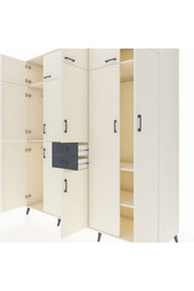 Kronos Dolap 10 Raflı 2 Çekmeceli 3 Askılı 220x59x243 - S784M053V05C