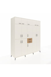 Kronos Dolap 10 Raflı 2 Çekmeceli 3 Askılı 220x59x243 - S784M053V06C