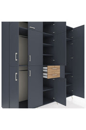 Kronos Dolap 10 Raflı 2 Çekmeceli 3 Askılı 220x59x243 - S784M053V18C