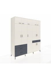Kronos Dolap 11 Raflı 4 Çekmeceli 2 Askılı 220x59x243 - S784M055V05C