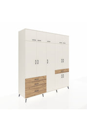 Kronos Dolap 11 Raflı 4 Çekmeceli 2 Askılı 220x59x243 - S784M055V06C