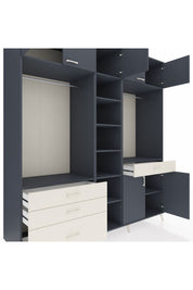 Kronos Dolap 11 Raflı 4 Çekmeceli 2 Askılı 220x59x243 - S784M056V16C