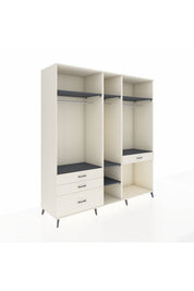 Kronos Dolap 7 Raflı 4 Çekmeceli 3 Askılı 220x59x243 - S784M057V07C