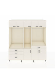 Kronos Dolap 8 Raflı 4 Çekmeceli 3 Askılı 220x59x243 - S784M059V04C