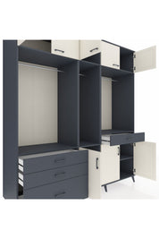 Kronos Dolap 8 Raflı 4 Çekmeceli 3 Askılı 220x59x243 - S784M059V14C
