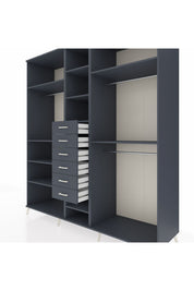 Kronos Dolap 10 Raflı 6 Çekmeceli 3 Askılı 220x59x243 - S784M060V17C