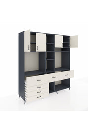 Kronos Dolap 11 Raflı 6 Çekmeceli 4 Kapaklı 220x59x243 - S784M062V13C