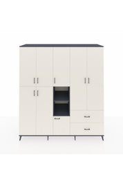 Kronos Dolap 12 Raflı 2 Çekmeceli Tek Askılı 220x59x243 - S784M063V13C