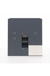 Kronos Dolap 12 Raflı 2 Çekmeceli Tek Askılı 220x59x243 - S784M063V16C