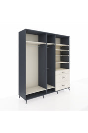 Kronos Dolap 9 Raflı 3 Çekmeceli 3 Askılı 220x59x243 - S784M064V13C