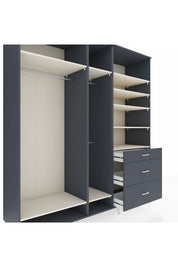 Kronos Dolap 9 Raflı 3 Çekmeceli 3 Askılı 220x59x243 - S784M064V14C