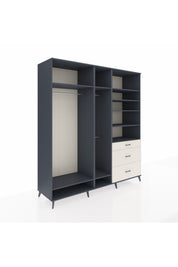 Kronos Dolap 9 Raflı 3 Çekmeceli 3 Askılı 220x59x243 - S784M064V16C