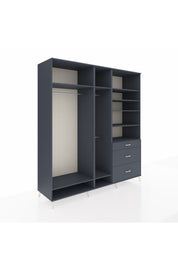 Kronos Dolap 9 Raflı 3 Çekmeceli 3 Askılı 220x59x243 - S784M064V17C