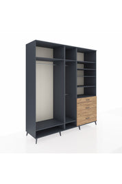 Kronos Dolap 9 Raflı 3 Çekmeceli 3 Askılı 220x59x243 - S784M064V18C