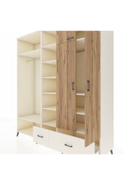Kronos Dolap 12 Raflı 2 Çekmeceli 2 Askılı 220x59x243 - S784M072V01C