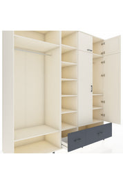 Kronos Dolap 12 Raflı 2 Çekmeceli 2 Askılı 220x59x243 - S784M072V05C