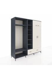 Kronos Dolap 12 Raflı 2 Çekmeceli 2 Askılı 220x59x243 - S784M072V13C