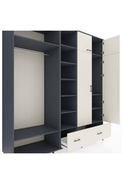 Kronos Dolap 12 Raflı 2 Çekmeceli 2 Askılı 220x59x243 - S784M072V13C