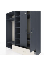 Kronos Dolap 12 Raflı 2 Çekmeceli 2 Askılı 220x59x243 - S784M072V16C